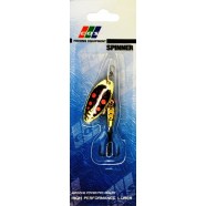 Блешня на хижу рибу, обертова, EOS S0029С, вага 7г, колір GS123003